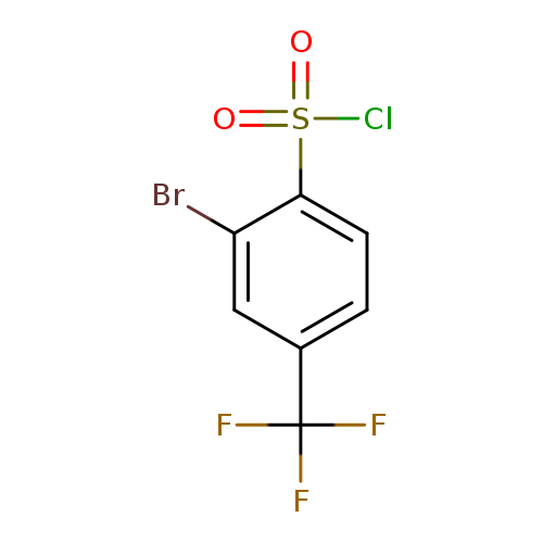 Brc1cc(ccc1S(=O)(=O)Cl)C(F)(F)F