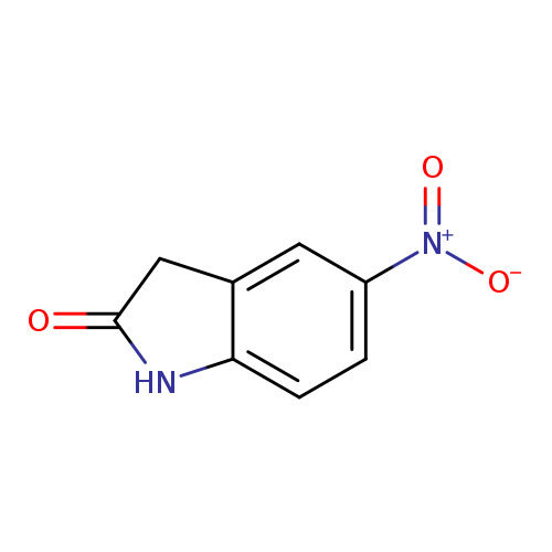 O=C1Nc2c(C1)cc(cc2)[N+](=O)[O-]