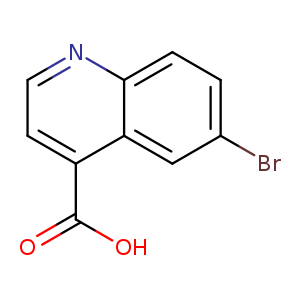 Brc1ccc2c(c1)c(ccn2)C(=O)O