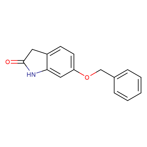 O=C1Cc2c(N1)cc(cc2)OCc1ccccc1