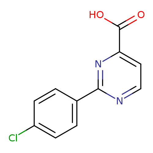 Clc1ccc(cc1)c1nccc(n1)C(=O)O