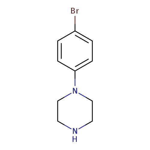 Brc1ccc(cc1)N1CCNCC1