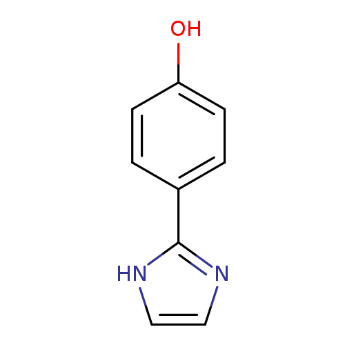 Oc1ccc(cc1)c1ncc[nH]1