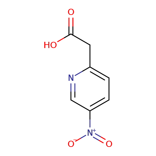 OC(=O)Cc1ccc(cn1)[N+](=O)[O-]