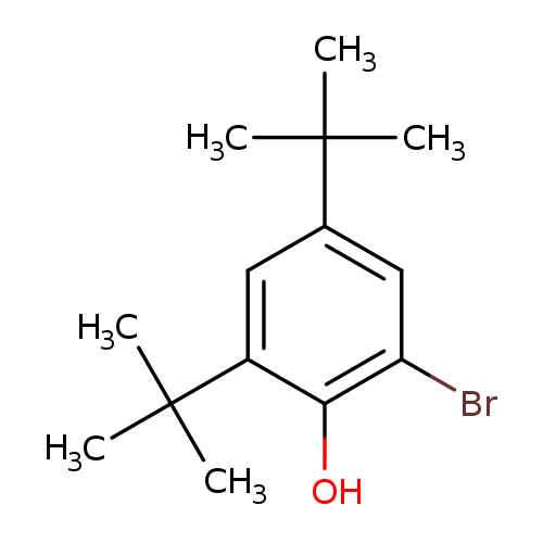 Brc1cc(cc(c1O)C(C)(C)C)C(C)(C)C