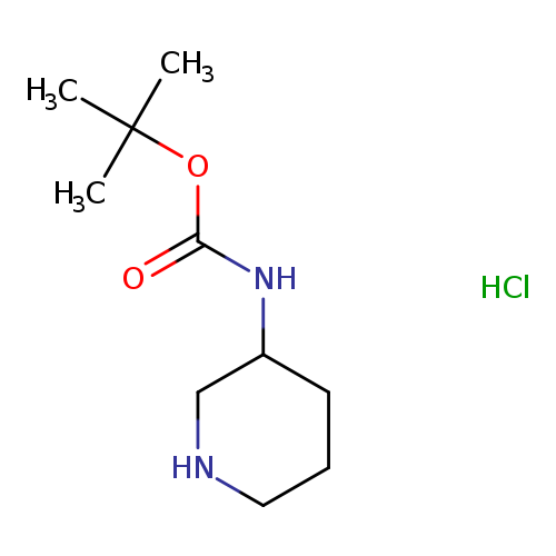 O=C(OC(C)(C)C)NC1CCCNC1.Cl