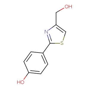 OCc1csc(n1)c1ccc(cc1)O