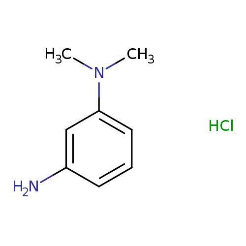 Nc1cccc(c1)N(C)C.Cl