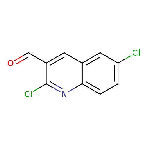 O=Cc1cc2cc(Cl)ccc2nc1Cl