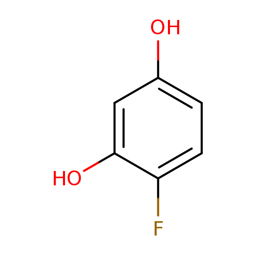 Oc1ccc(c(c1)O)F