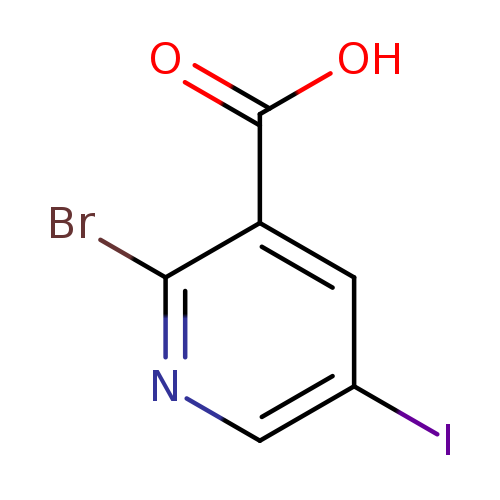 Ic1cnc(c(c1)C(=O)O)Br