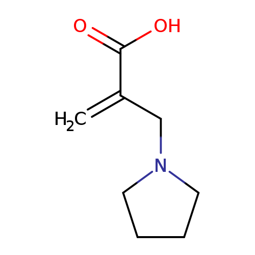 C=C(C(=O)O)CN1CCCC1