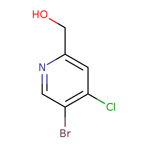 OCc1ncc(c(c1)Cl)Br