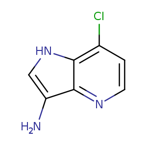 Nc1c[nH]c2c1nccc2Cl
