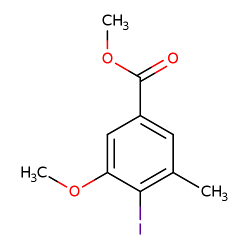 COC(=O)c1cc(OC)c(c(c1)C)I
