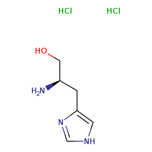 OC[C@@H](Cc1nc[nH]c1)N.Cl.Cl