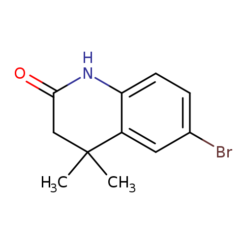 O=C1Nc2ccc(cc2C(C1)(C)C)Br