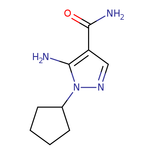 NC(=O)c1cnn(c1N)C1CCCC1