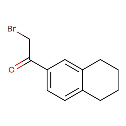 BrCC(=O)c1ccc2c(c1)CCCC2