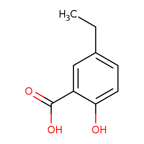 CCc1ccc(c(c1)C(=O)O)O