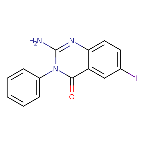 O=C1N(C2=CC=CC=C2)C(N)=NC3=C1C=C(I)C=C3