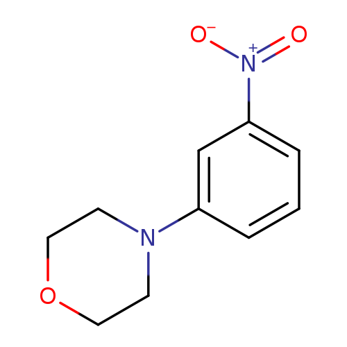 [O-][N+](=O)c1cccc(c1)N1CCOCC1