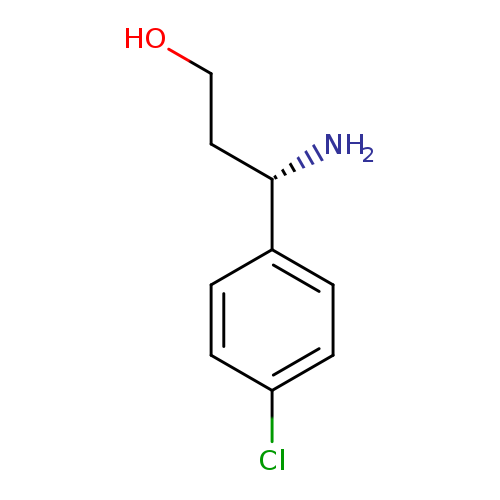 OCC[C@@H](c1ccc(cc1)Cl)N