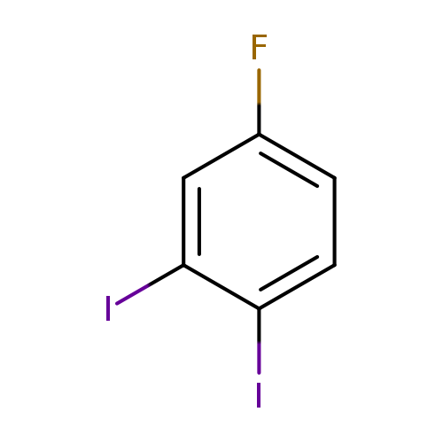 Fc1ccc(c(c1)I)I
