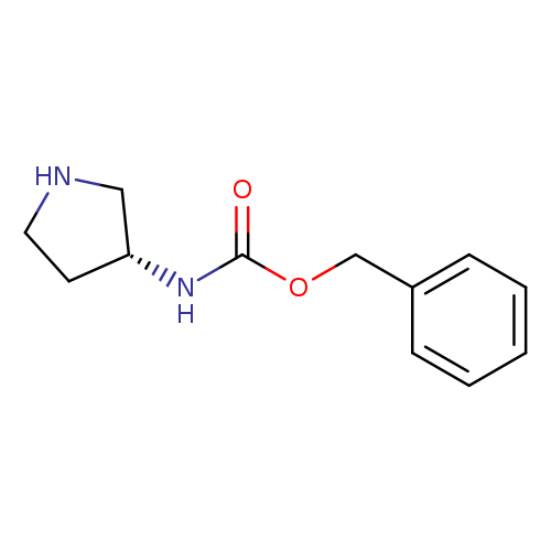 O=C(N[C@H]1CNCC1)OCc1ccccc1