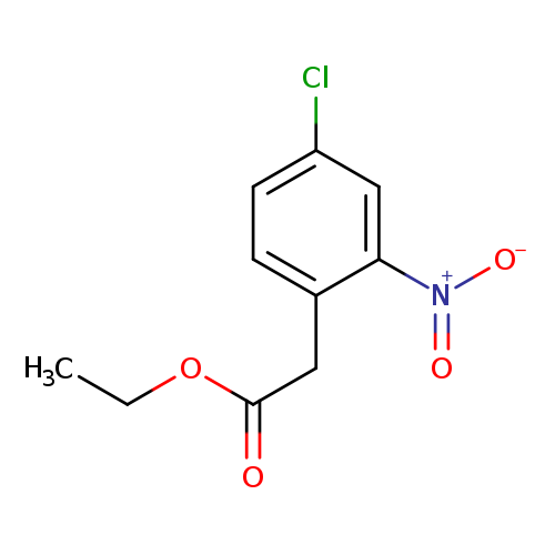 CCOC(=O)Cc1ccc(cc1[N+](=O)[O-])Cl