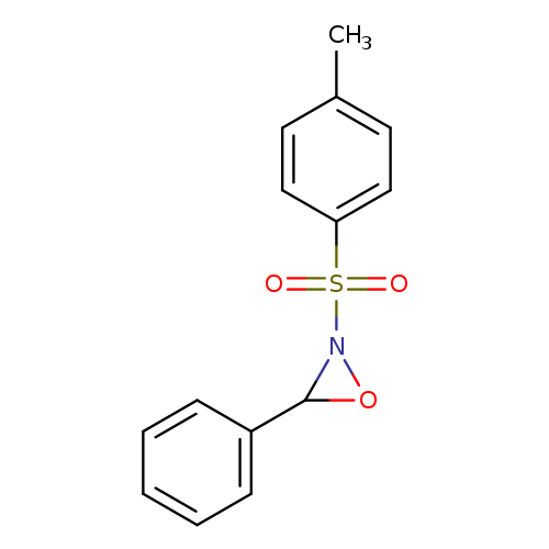 Cc1ccc(cc1)S(=O)(=O)N1OC1c1ccccc1