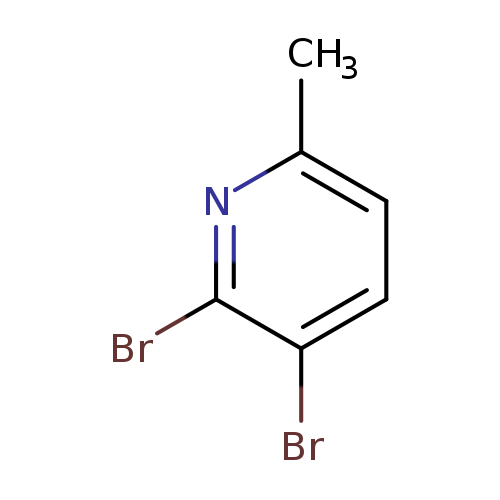 Cc1ccc(c(n1)Br)Br