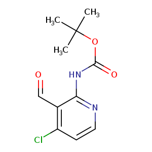 O=Cc1c(Cl)ccnc1NC(=O)OC(C)(C)C