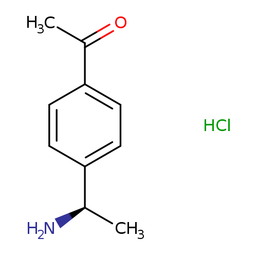 C[C@H](c1ccc(cc1)C(=O)C)N.Cl