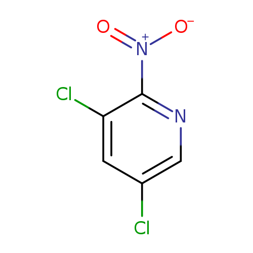 Clc1cnc(c(c1)Cl)[N+](=O)[O-]