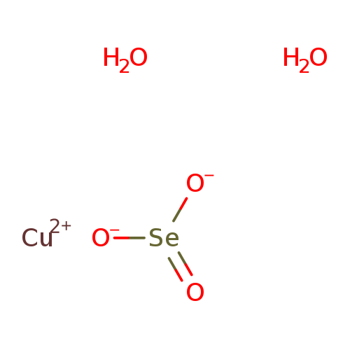 [O-][Se](=O)[O-].O.O.[Cu+2]
