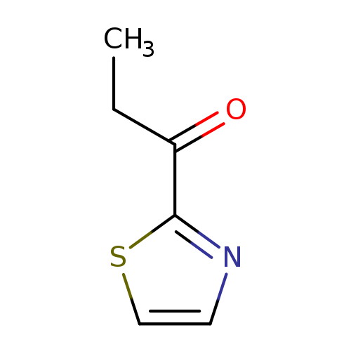 CCC(=O)c1nccs1