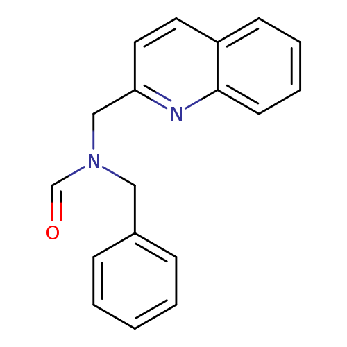 O=CN(Cc1ccc2c(n1)cccc2)Cc1ccccc1
