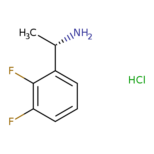 C[C@@H](c1cccc(c1F)F)N.Cl