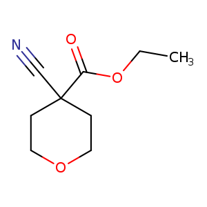CCOC(=O)C1(CCOCC1)C#N