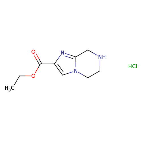 CCOC(=O)c1cn2c(n1)CNCC2.Cl