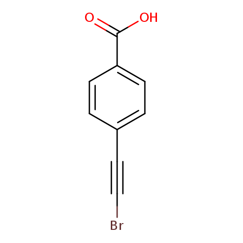 BrC#Cc1ccc(cc1)C(=O)O