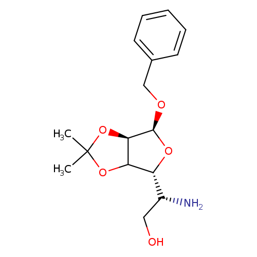 OC[C@H]([C@H]1O[C@@H]([C@H]2C1OC(O2)(C)C)OCc1ccccc1)N