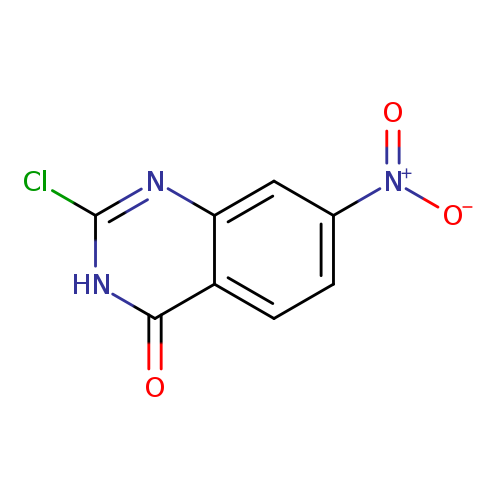 [O-][N+](=O)c1ccc2c(c1)nc([nH]c2=O)Cl
