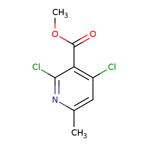 COC(=O)c1c(Cl)cc(nc1Cl)C