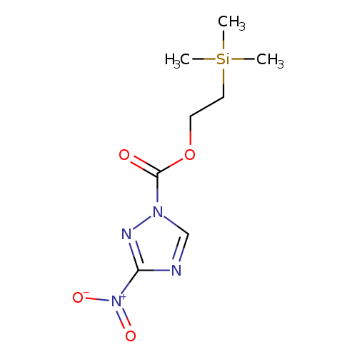 O=C(n1cnc(n1)[N+](=O)[O-])OCC[Si](C)(C)C
