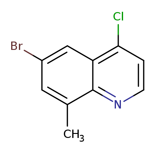 Brc1cc(C)c2c(c1)c(Cl)ccn2