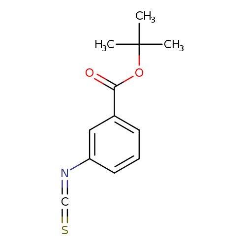 S=C=Nc1cccc(c1)C(=O)OC(C)(C)C
