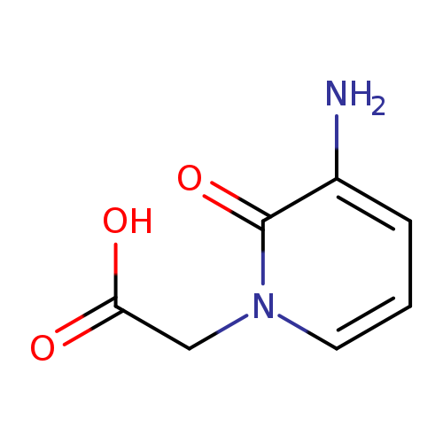 Nc1cccn(c1=O)CC(=O)O