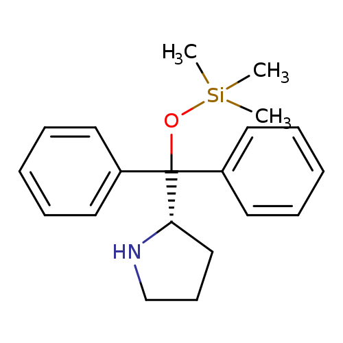 C[Si](OC(c1ccccc1)(c1ccccc1)[C@@H]1CCCN1)(C)C